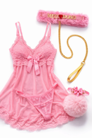 Conjunto Sensual Pink Desire